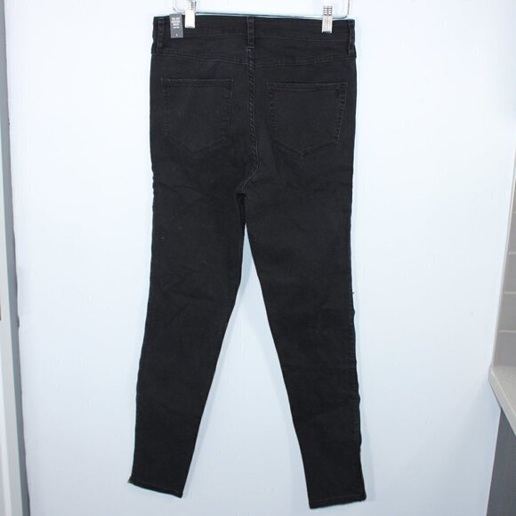 Abercrombie & Fitch Natural Waist Jegging Size 4 Zipper Detailing up the sides - Picture 2 of 4